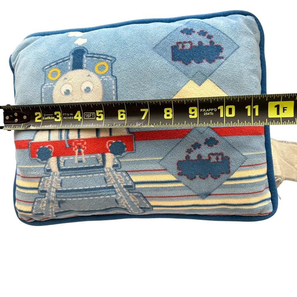 Vintage Y2K Thomas & Friends Decorative Pillow Blue Thomas the Tank Engine - Picture 8 of 9